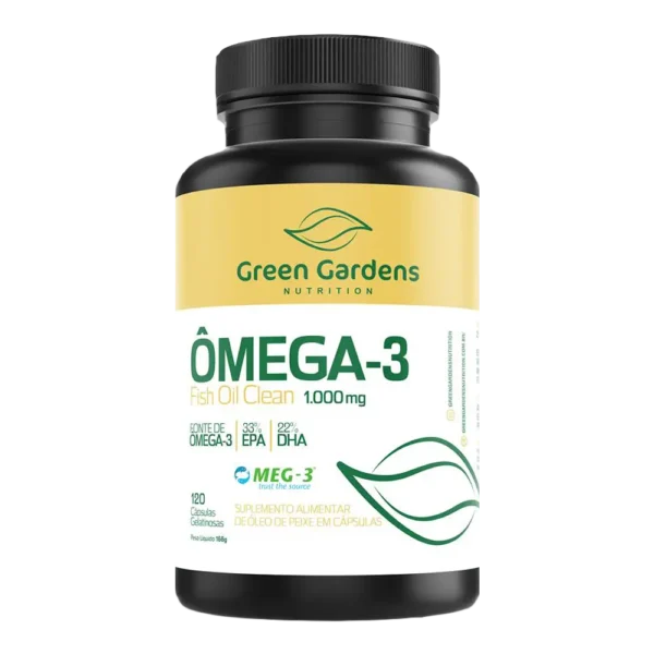 OMEGA 3 | 120 CÁPSULAS | GREEN GARDENS